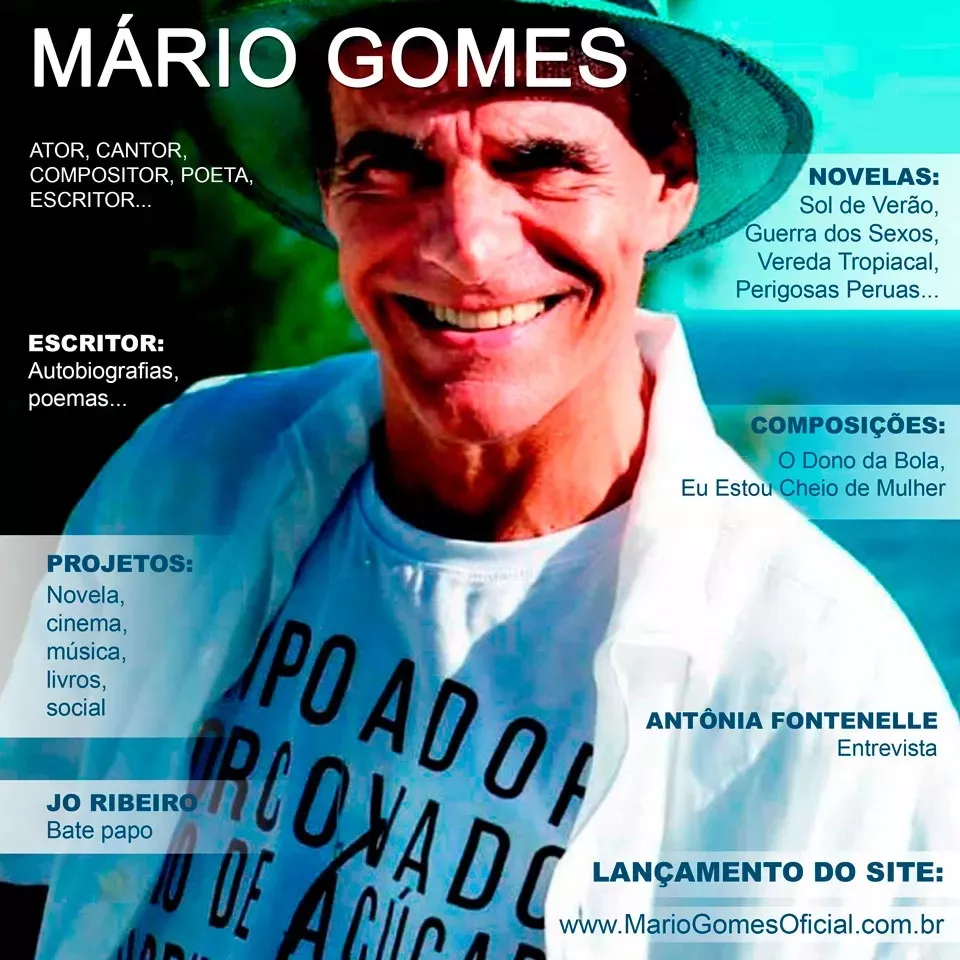 Ator Mário Gomes é capa da Revista MAXIMUS Brazil